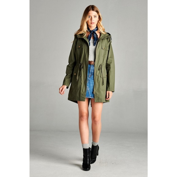 NEW Utility Anorak Jacket | Olive - Picture 2 of 2